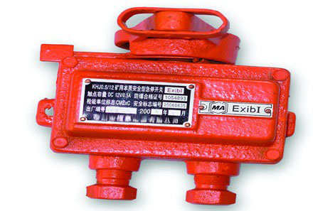 KHJ0.5/12礦用本質(zhì)安全型急停開關(guān) KHJ0.5/12礦用本質(zhì)安全型急停開關(guān)